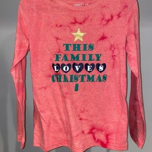 Tie Dye Christmas Shirt - This Family Loves Christmas size XS